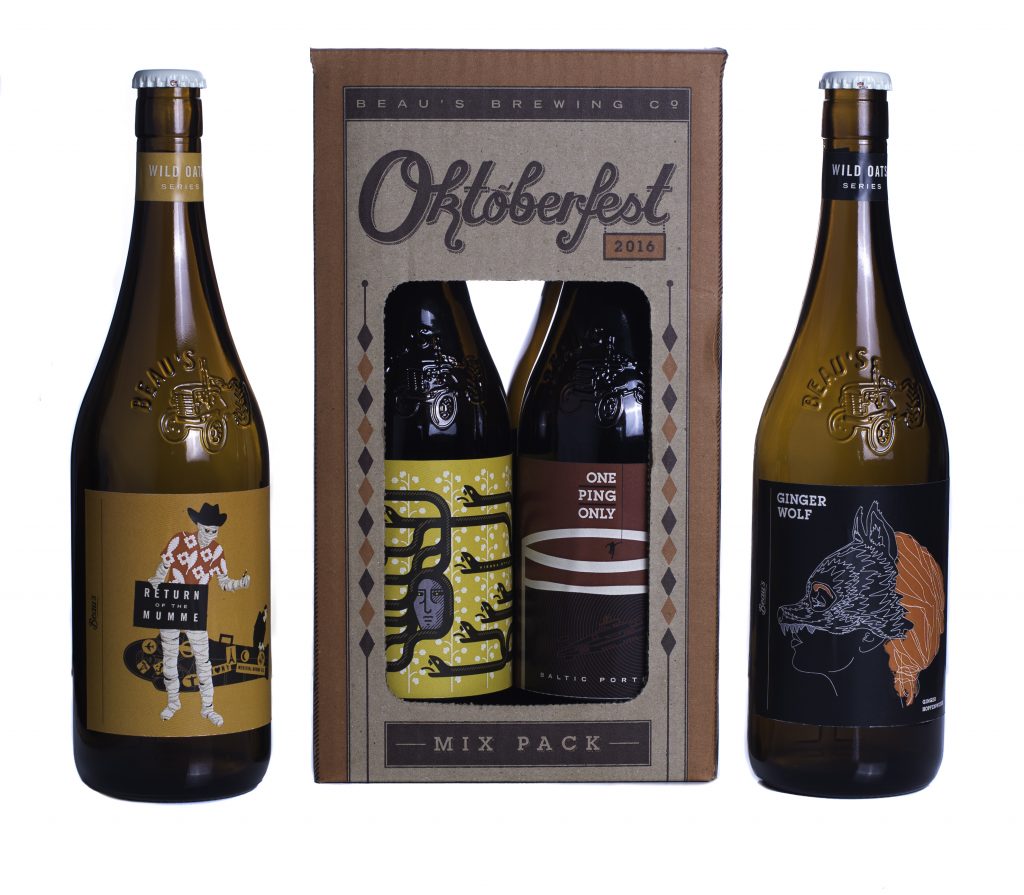 Beau’s Oktoberfest Mix Pack returns with 4 beers brandnew to LCBO